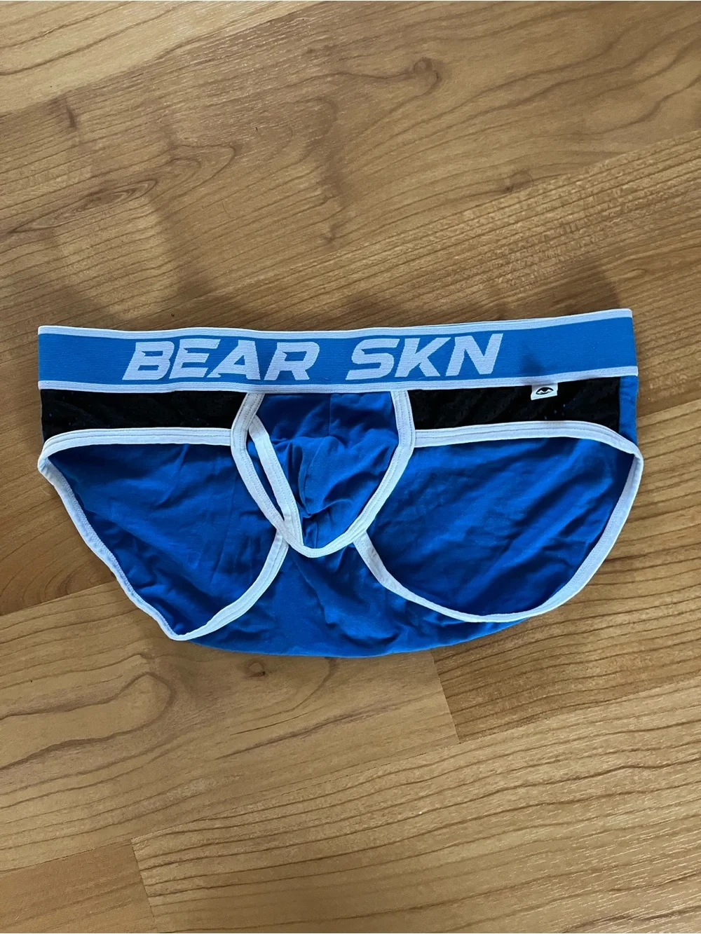 Blue BearSkn Briefs with Contrast Trim